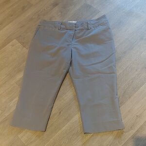 Gray Cropped Pants Ricki's Universal Size 8 Capris